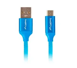 Lanberg USB do USB-C QC 3,0 0,5m Niebieski