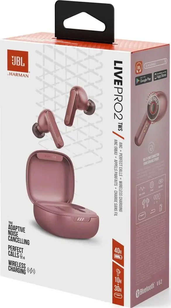 JBL LIVE PRO 2 TWS ローズゴールド Słuchawki bezprzewodowe JBL Live Pro 2 TWS Dokanałowe