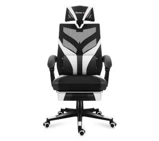 Huzaro Combat 5.0 Gamingowy do 140kg Tkanina Biały - Kup na Raty - RRSO 0%