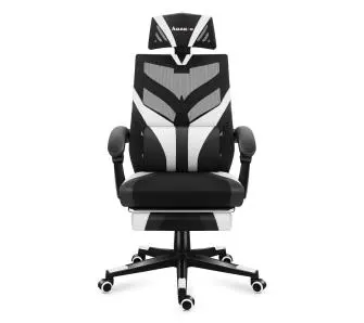 Fotel Huzaro Combat 5.0 Gamingowy do 140kg Tkanina Biały