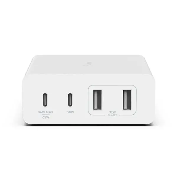 Ładowarka sieciowa Belkin 4x USB GaN 108W Biały