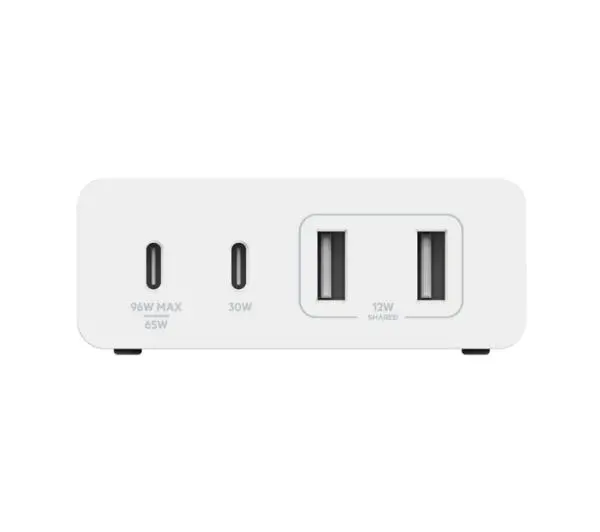Belkin 4x USB GaN 108W Biały
