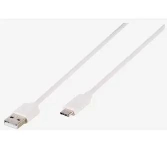 Kabel Vivanco USB-A do USB-C 1,2m Biały