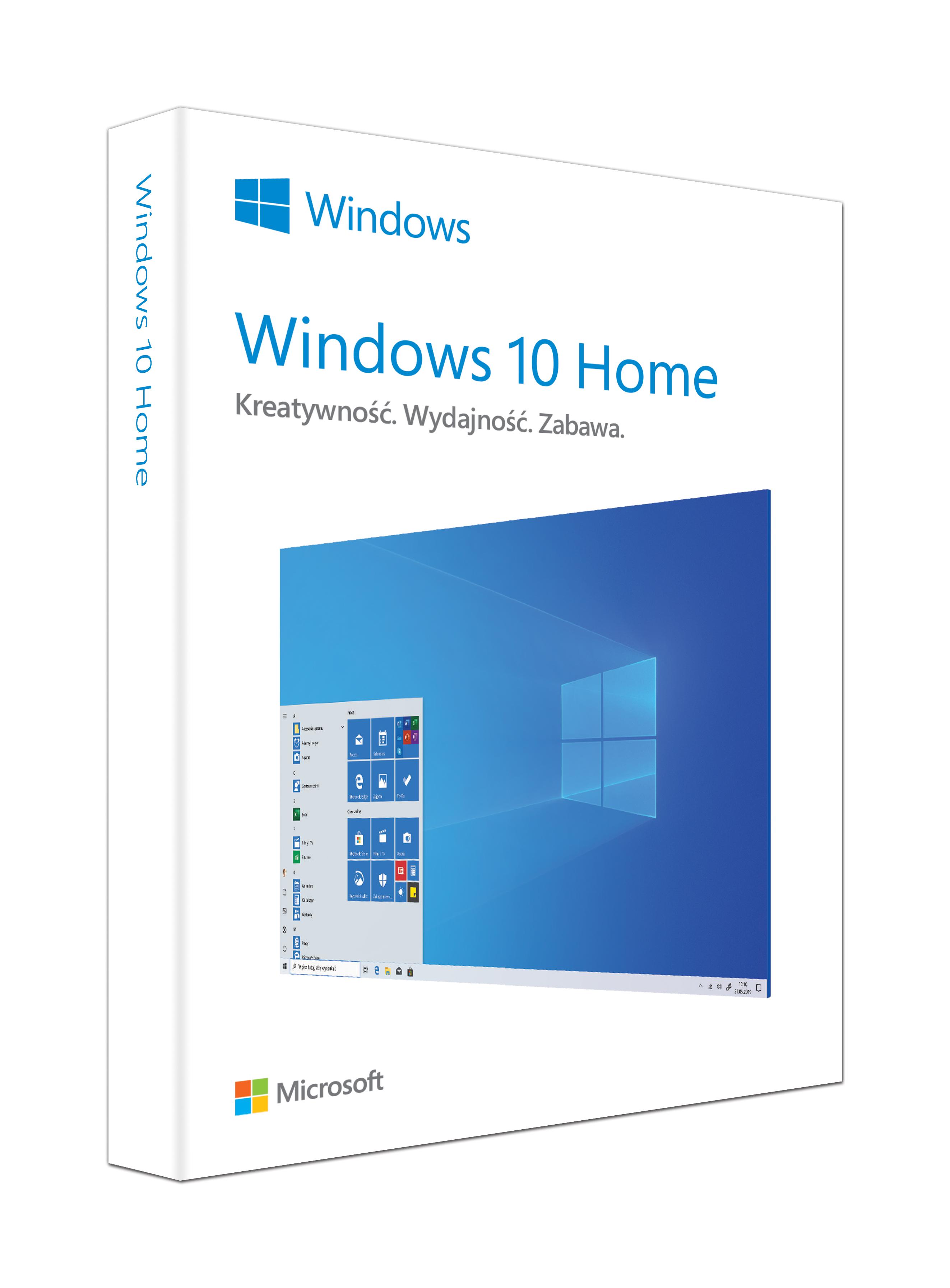 Program Microsoft Windows 10 Home 64 bit OEM PL