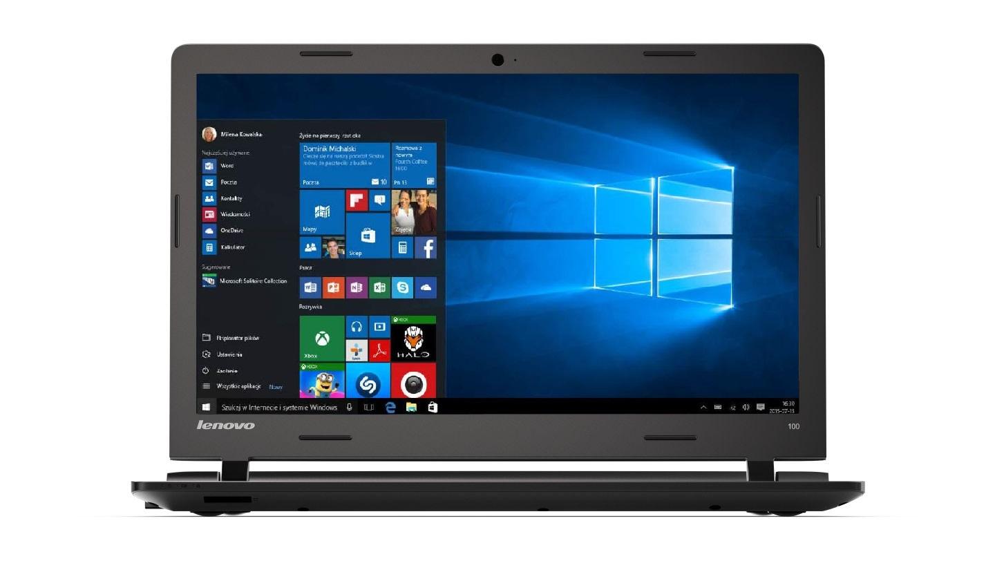 Lenovo IdeaPad 100 15 15,6" Intel® Celeron™ N2840 4GB RAM  500GB Dysk  Win10