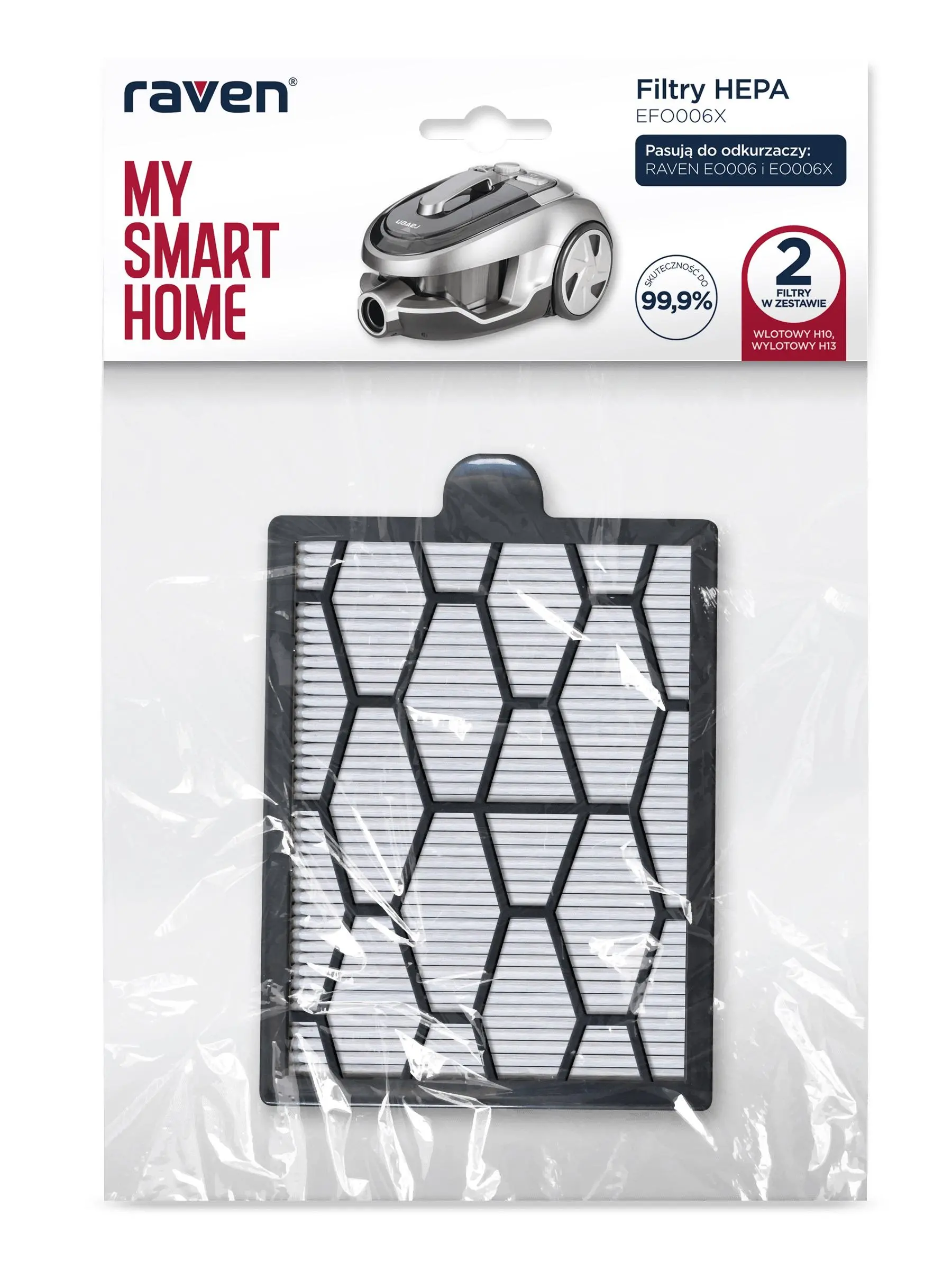Filtry do odkurzacza Raven EFO006X 2szt.
