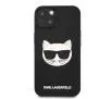 Etui Karl Lagerfeld 3D Rubber Choupette KLHCP13SCH3DBK do iPhone 13 mini Czarny