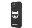 Etui Karl Lagerfeld 3D Rubber Choupette KLHCP13SCH3DBK do iPhone 13 mini Czarny