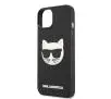 Etui Karl Lagerfeld 3D Rubber Choupette KLHCP13SCH3DBK do iPhone 13 mini Czarny