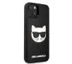 Etui Karl Lagerfeld 3D Rubber Choupette KLHCP13SCH3DBK do iPhone 13 mini Czarny