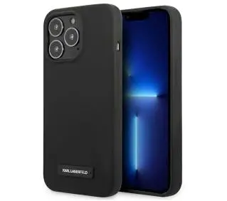 Karl Lagerfeld Silicone Plaque KLHCP13LSLMP1K do iPhone 13 Pro / 13