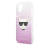 Etui Karl Lagerfeld Choupette Head KLHCP13SCTRP do iPhone 13 mini