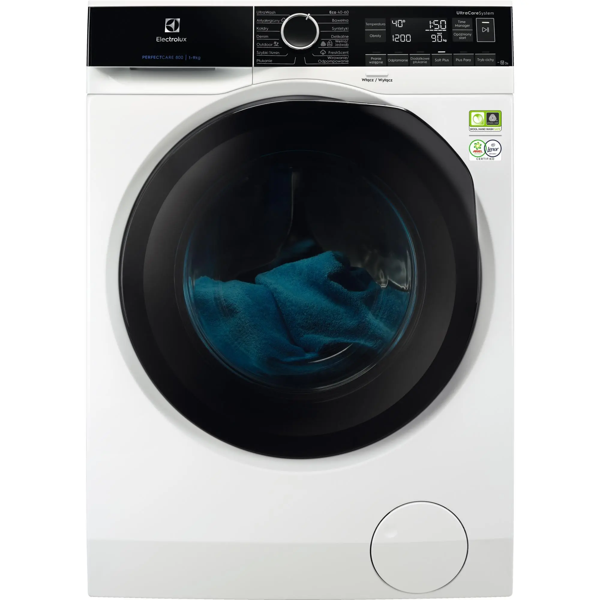 Pralka Electrolux 800 UltraCare EW8FEU149BP 9kg 1400obr/min