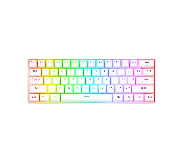 Redragon Draconic PRO K530 Brown Switch  Biały