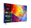 Telewizor TCL 43P638 43" LED 4K Google TV Dolby Vision DVB-T2