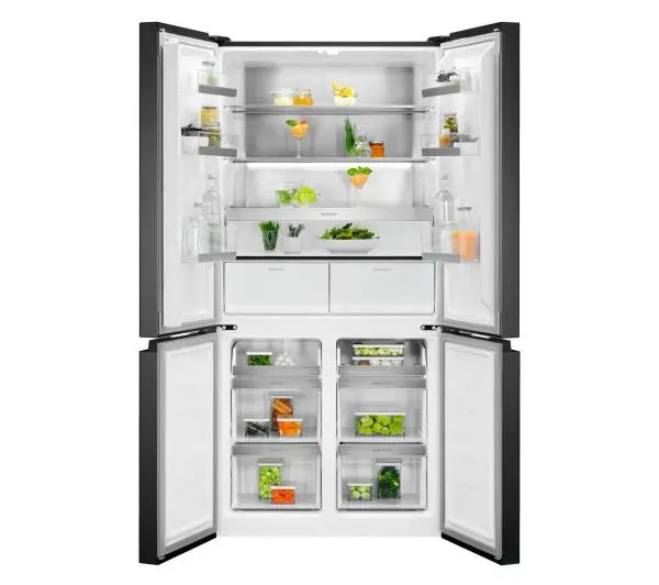 Electrolux 900 ELT9VE52M0 Pełny No Frost 190cm Szuflada z kontrolą wilgotności Czarne szkło - DRUGI -30%, ALBO 5-TY ZA 1ZŁ - Kup na Raty - RRSO 0%