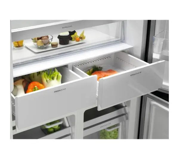 Electrolux 900 ELT9VE52M0 Pełny No Frost 190cm Szuflada z kontrolą wilgotności Czarne szkło - DRUGI -30%, ALBO 5-TY ZA 1ZŁ - Kup na Raty - RRSO 0%