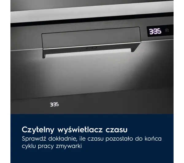 Electrolux 600 SatelliteClean EES48401L 60cm Automatyczne otwieranie drzwi Szuflada na sztućce - Kup na Raty - RRSO 0%
