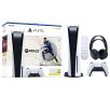 Konsola Sony PlayStation 5 (PS5) z napędem - FIFA 23 - słuchawki PULSE 3D (czarny) - pilot