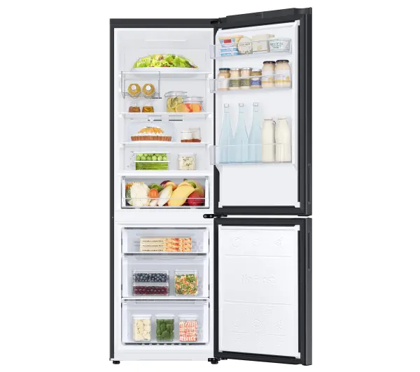 Samsung RB33B612EBN Pełny No Frost 185,3cm Szuflada z kontrolą wilgotności Czarny - Kup na Raty - RRSO 0%