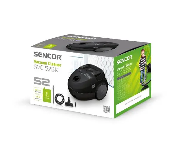 Sencor SVC 52BK-EUE3 700W