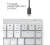 Klawiatura mechaniczna Logitech MX Mechanical Mini dla Mac  Szary