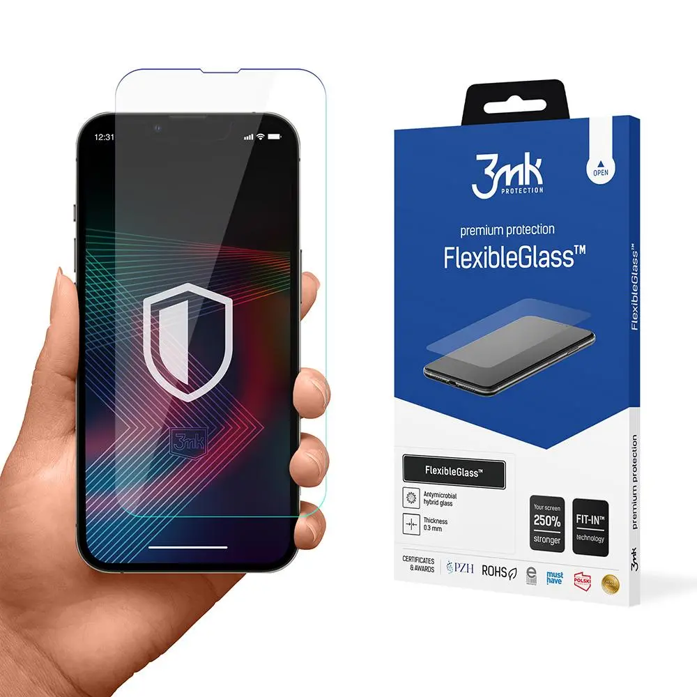 Szkło hybrydowe 3mk FlexibleGlass do iPhone 14/14 Pro