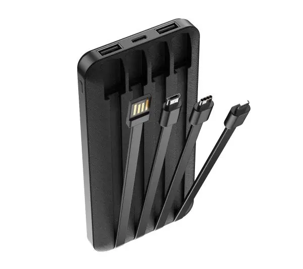 Forever TB-411 10000mAh wbudowane kable