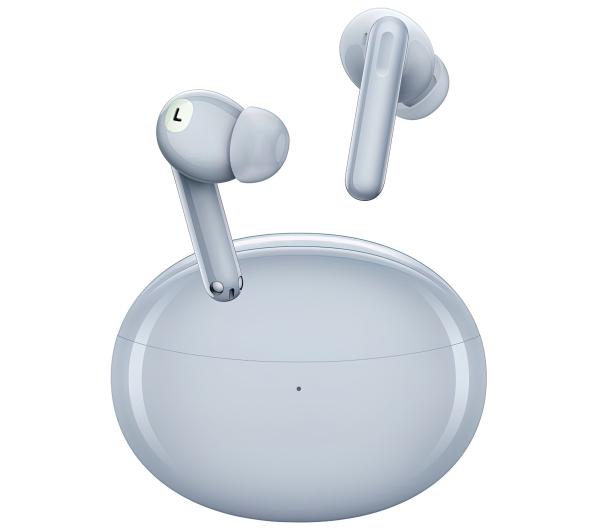 Szare słuchawki bezprzewodowe OPPO Enco Air2 Pro W33 dokanałowe Bluetooth 5.2 