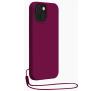Etui BigBen MagSafe Silicone pasek do iPhone 14 Plus burgund