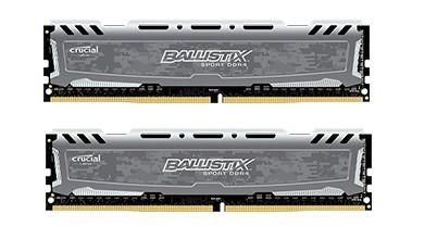 Pamięć RAM Crucial DDR4 Ballistix Sport 16GB 2400 (2 x 8GB) CL16