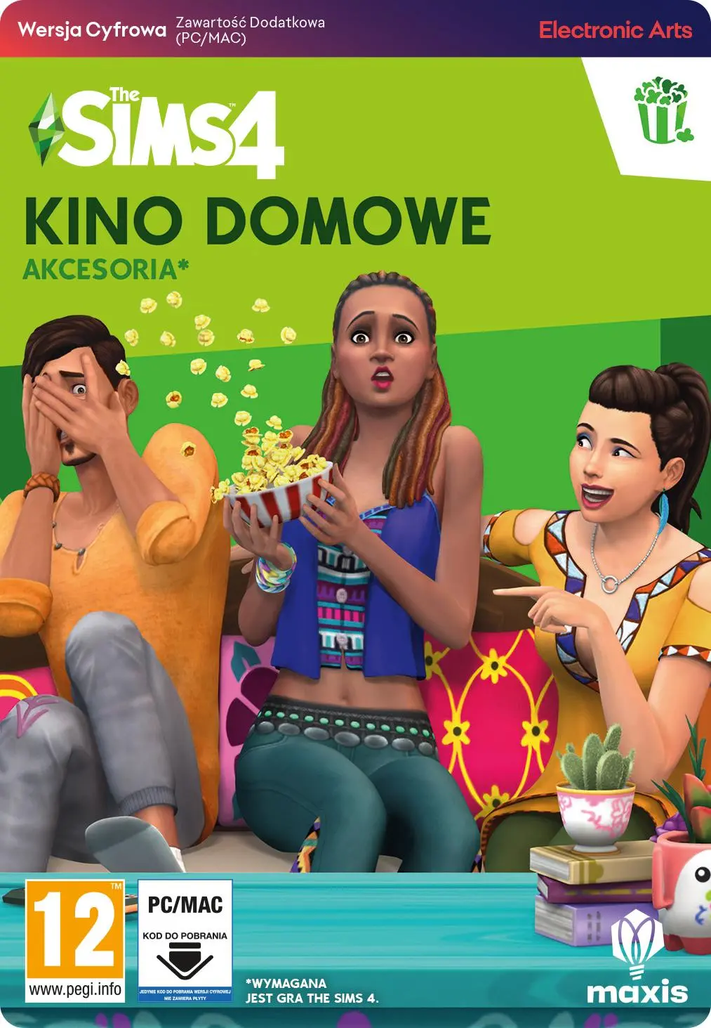 The Sims 4 Kino Domowe Akcesoria [kod aktywacyjny] PC
