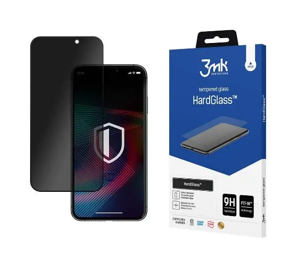 Фото - Захисне скло / плівка 3MK HardGlass Max Privacy do iPhone 14 Pro Max 