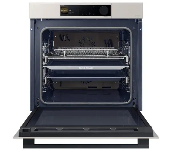 Samsung Bespoke NV7B6665IAA Dual Cook Termoobieg AirFry Zdalne sterowanie Beżowy - Kup na Raty - RRSO 0%