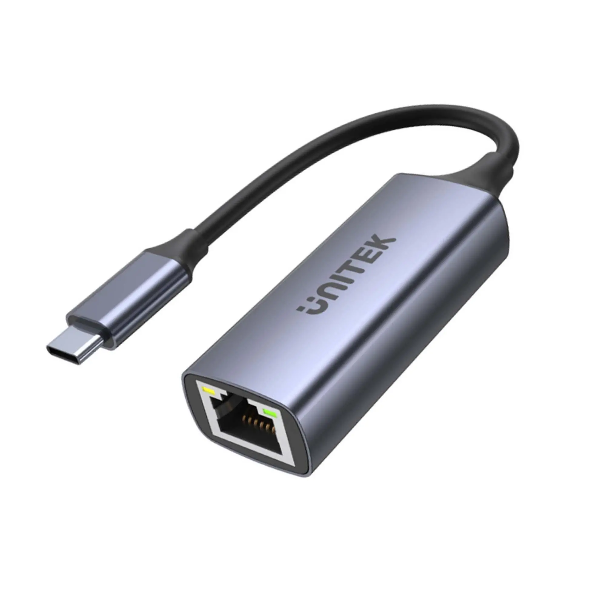 Adapter Unitek U1323A -  USB-C na RJ45 1000Mbps, PD 100W