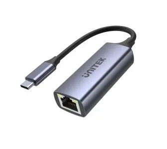 Adapter Unitek U1323A -  USB-C na RJ45 1000Mbps, PD 100W