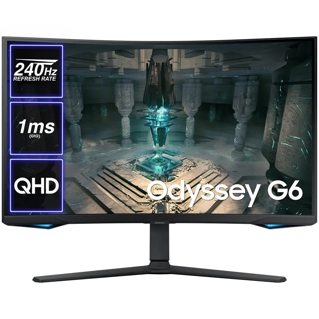 Monitor Samsung Odyssey G6 LS32BG650EU 32" 2K VA 240Hz 1ms Zakrzywiony Gamingowy