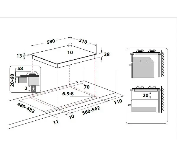 Whirlpool TKRL 661 IX EU 58cm - DRUGI -30%, ALBO 5-TY ZA 1ZŁ - Kup na Raty - RRSO 0%