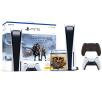 Konsola Sony PlayStation 5 (PS5) z napędem + dodatkowy pad (czarny) + God of War Ragnarok + Uncharted: Kolekcja