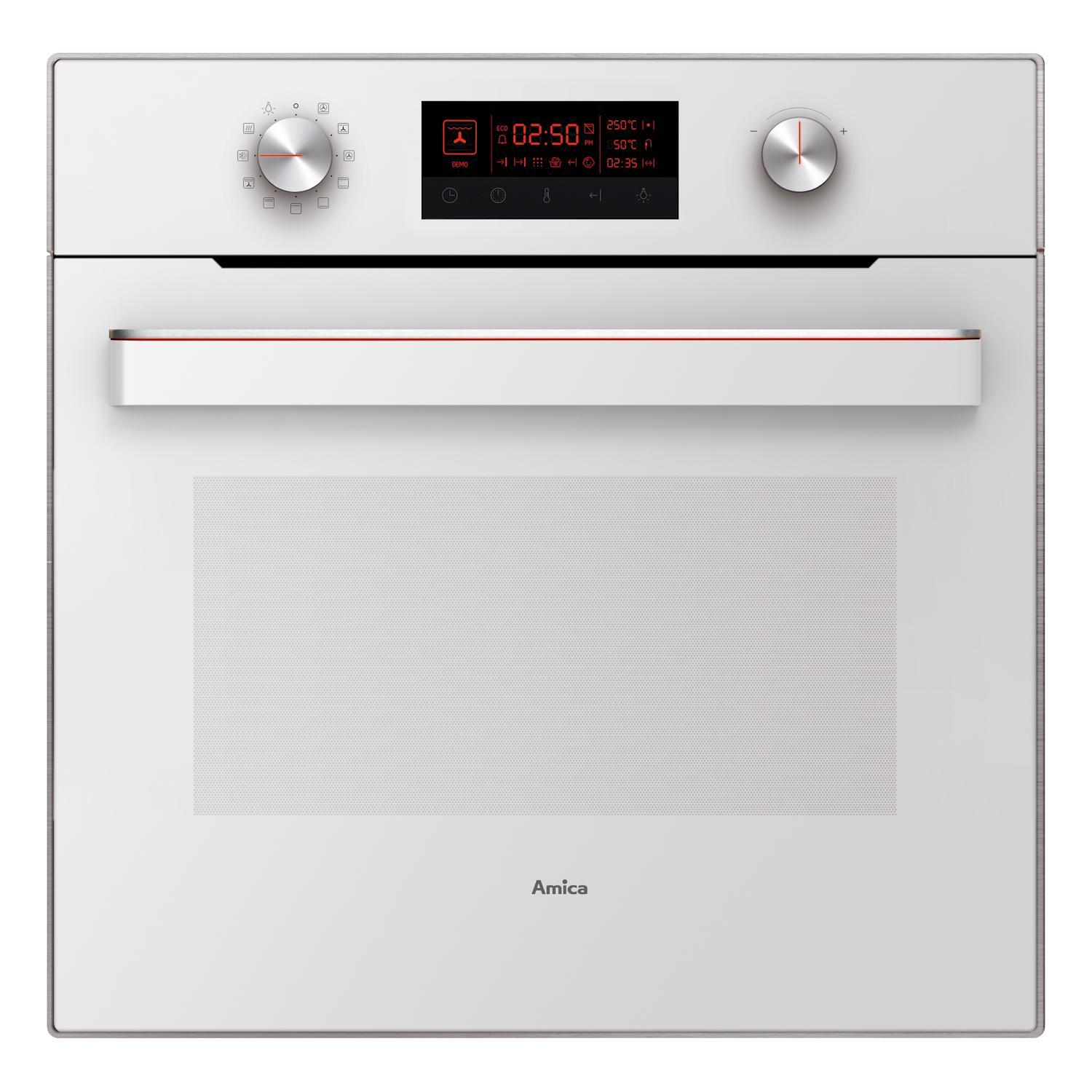 Piekarnik elektryczny Amica EB622WA+ IN - termoobieg - prowadnice teleskopowe