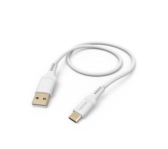 Kabel Hama Flexible USB-A - USB-C Biały
