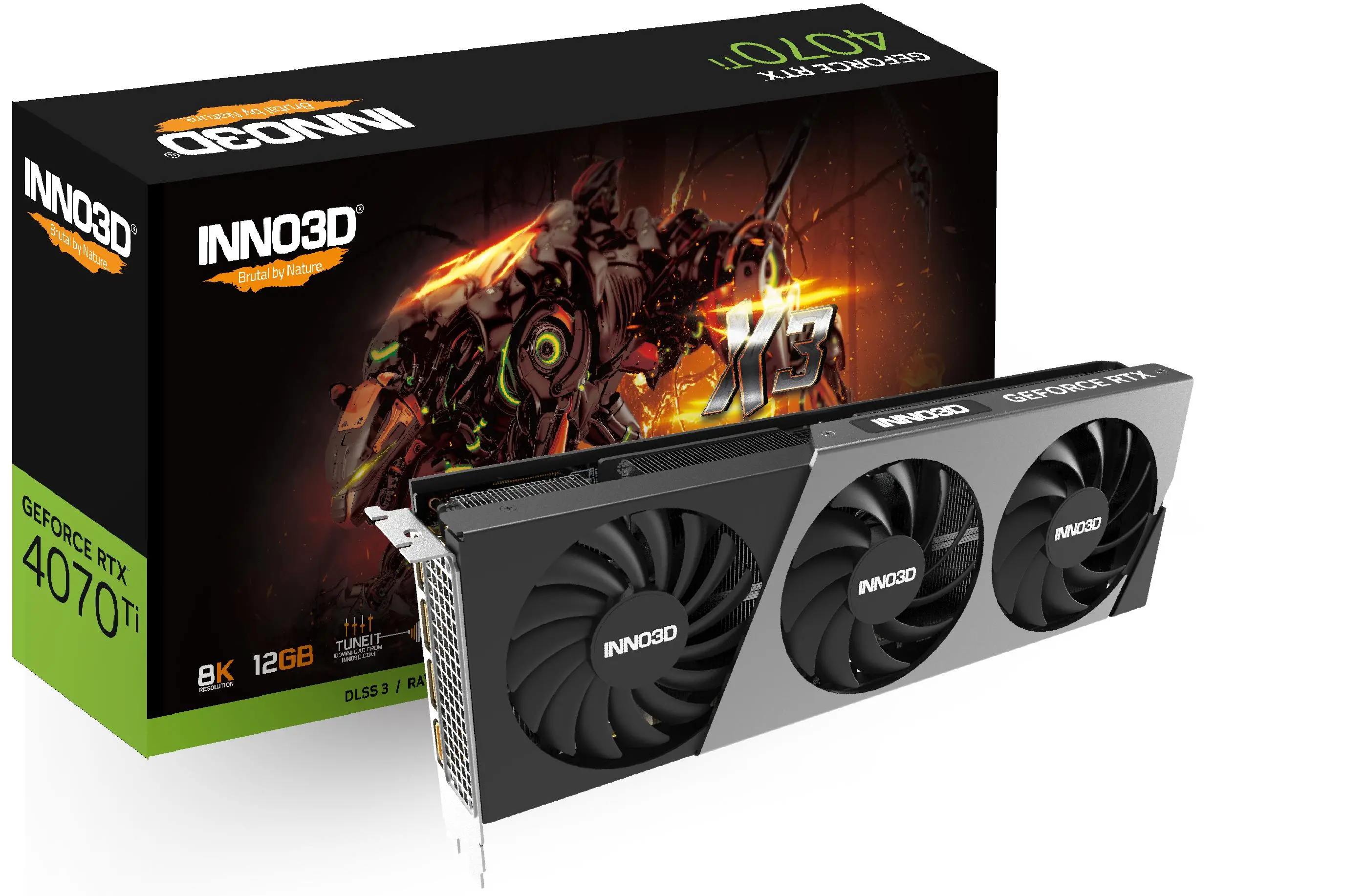 Karta graficzna Inno3D GeForce RTX 4070 Ti X3 12GB GDDR6X 192bit DLSS 3