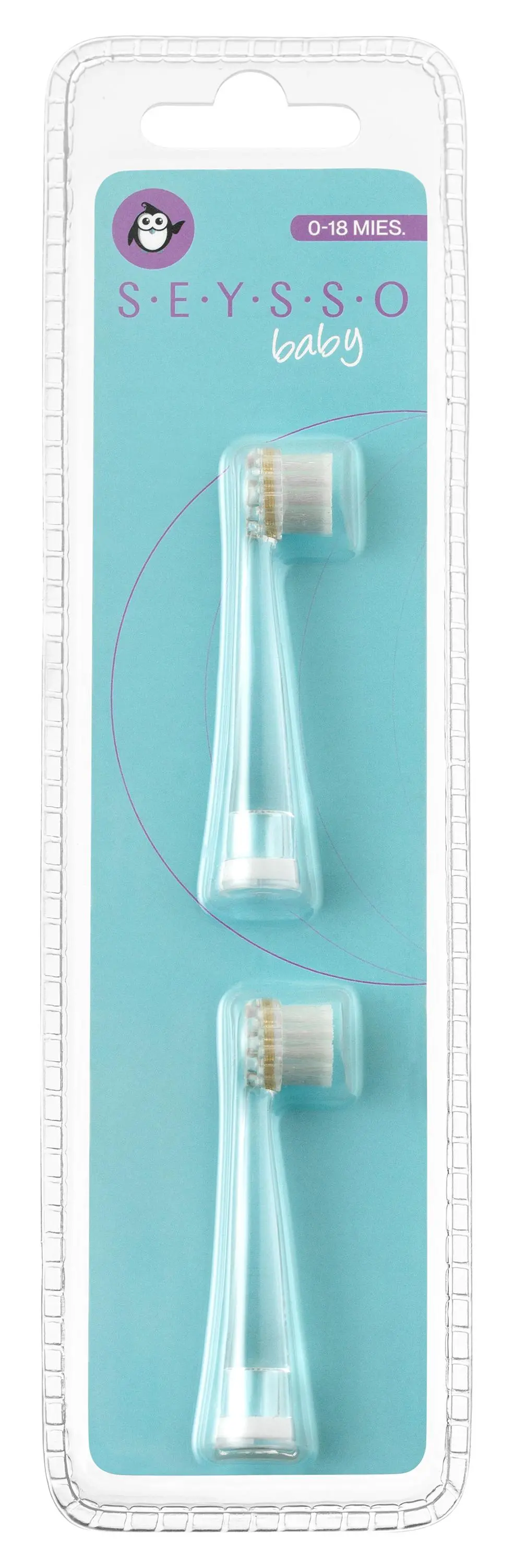 Końcówka do szczoteczki dla dzieci SEYSSO Baby Newborn 2szt.
