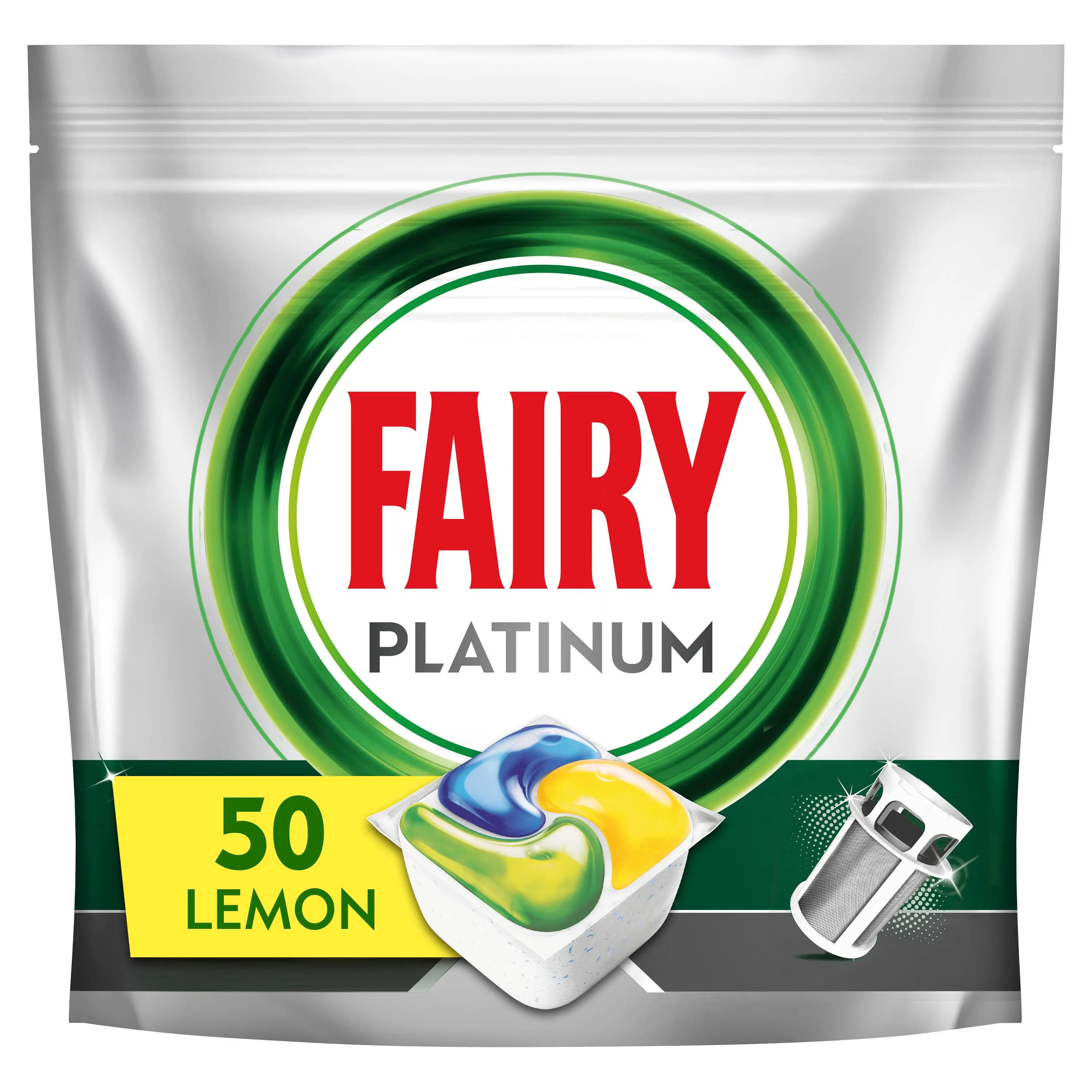Kapsułki do zmywarki Fairy Platinum Lemon 50szt.