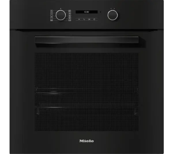 Piekarniki do zabudowy - Miele VitroLine H 2861 B Termoobieg AirFry Zdalne sterowanie Czarny