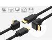 Kabel HDMI Unitek Y-C1001 Kątowy 2m Czarny