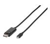 Kabel DisplayPort Vivanco 45527 USB-C - DisplayPort 1,5m Czarny