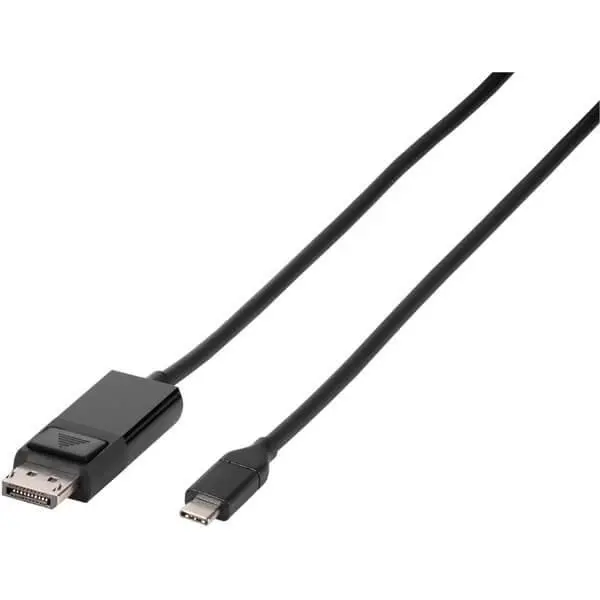 Kabel DisplayPort Vivanco 45527 USB-C - DisplayPort 1,5m Czarny