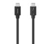Kabel USB Hama USB-C Thunderbolt 4 0,8m 40Gbit/s 100W 8K Czarny