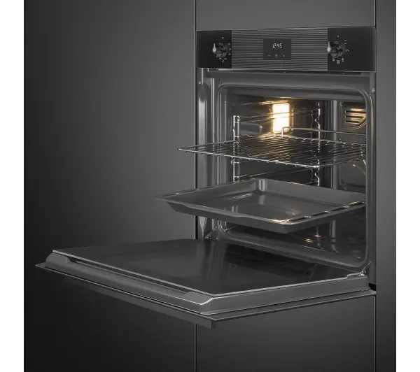 Smeg Linea SF6100VB3 Czarny - DRUGI -30%, ALBO 5-TY ZA 1ZŁ - Kup na Raty - RRSO 0%